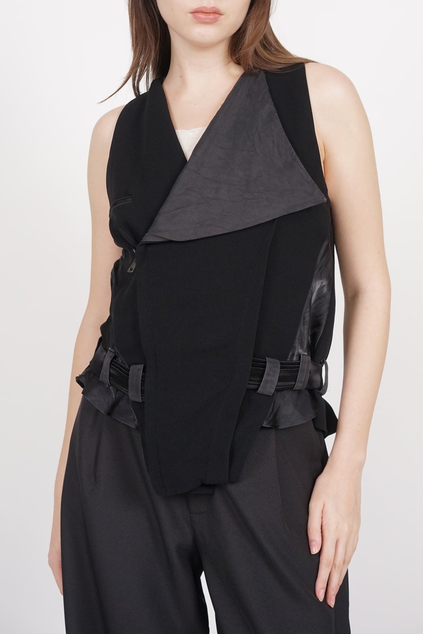 Balenciaga Vest Top in Black Size 36