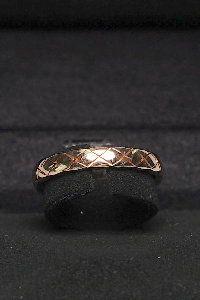 Chanel Mini Coco Crush Ring in Rosegold, Size 50 (Brand New)