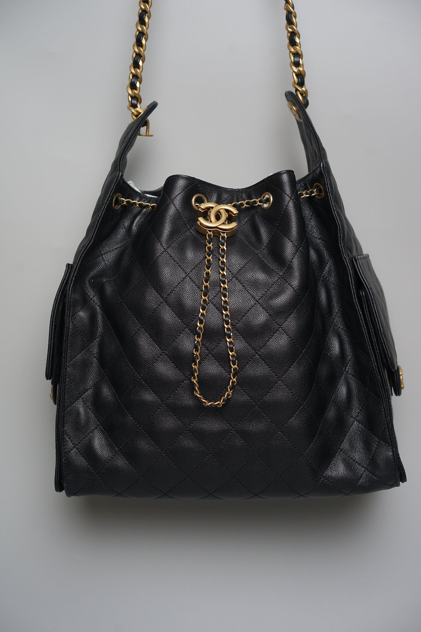Chanel 25 Medium Handbag in Black Bghw (Brand New)
