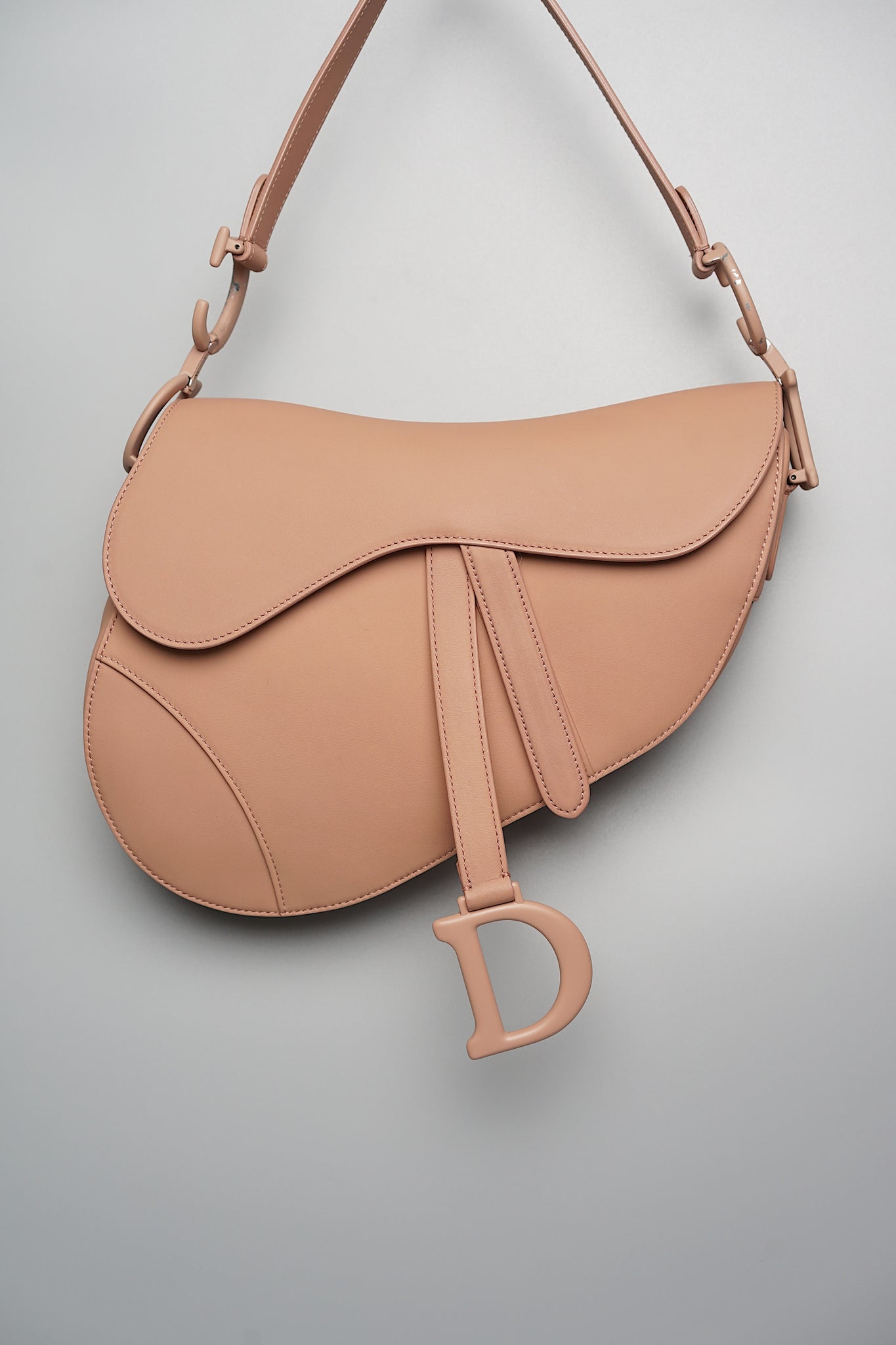 Dior Saddle Bag in Ultra Matte Blush Calfskin