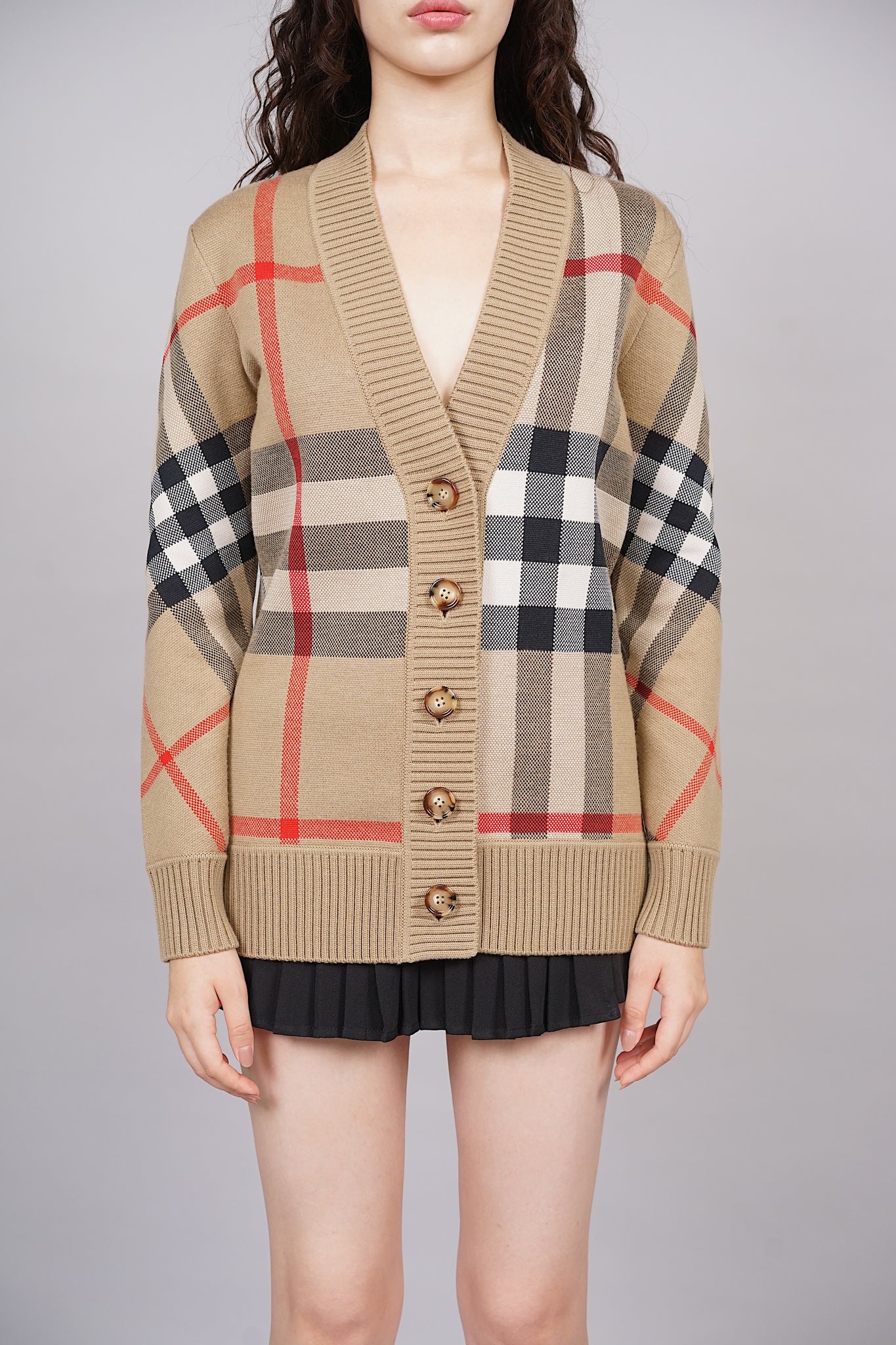 Burberry Wool-blend Long Cardigan