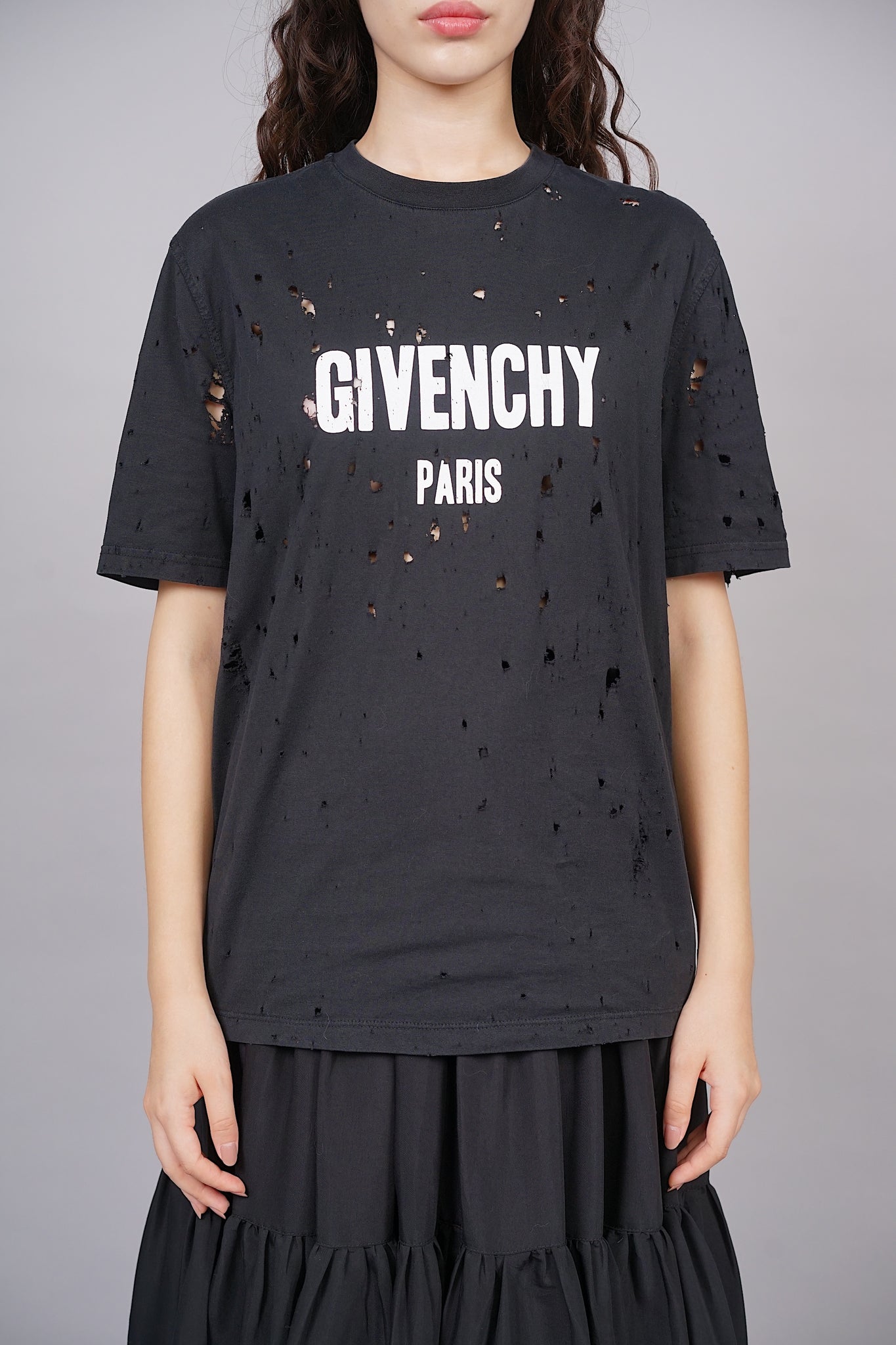 Givenchy Black Oversized Tee XS