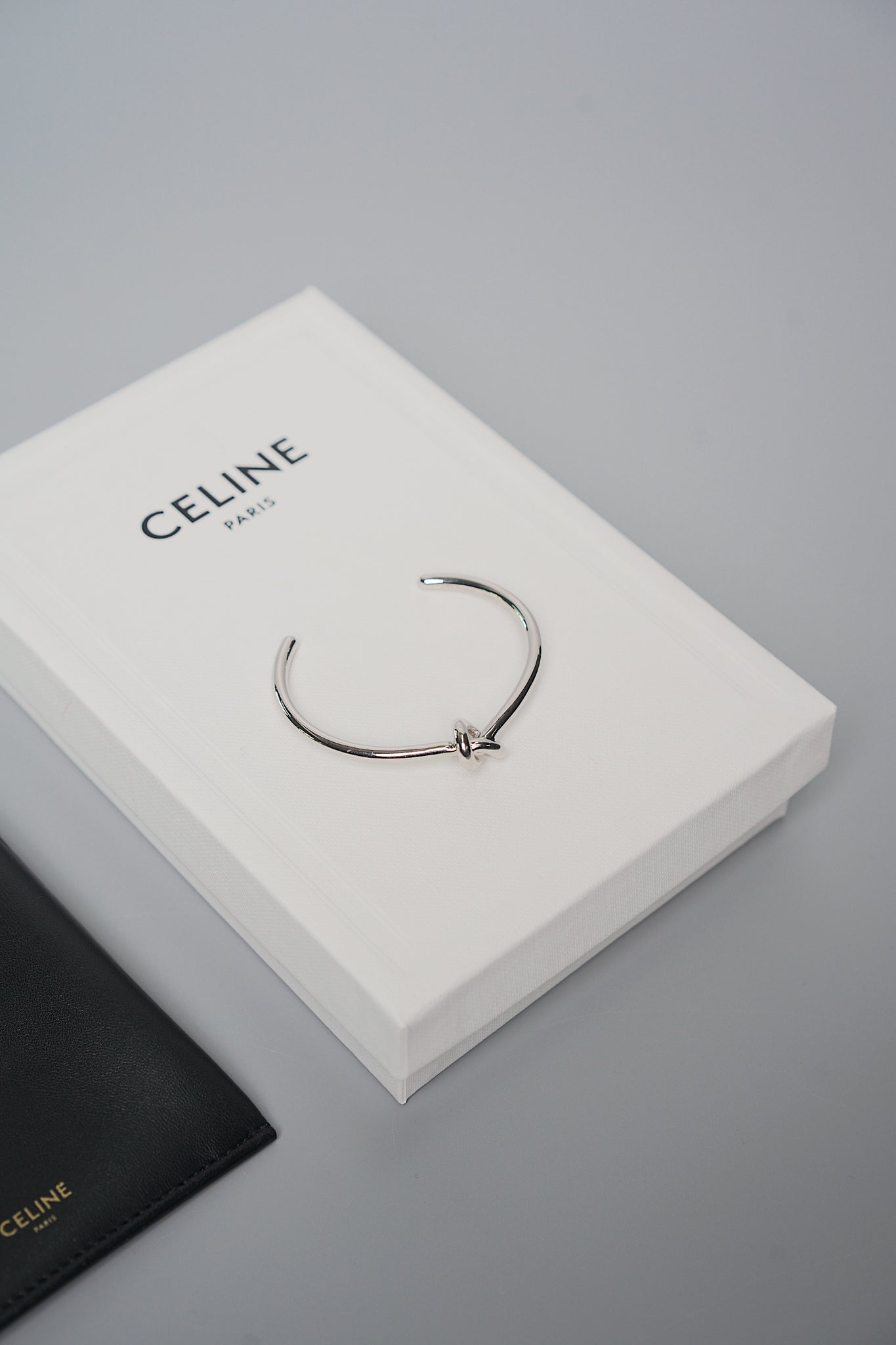 Celine Knot Extra-thin Bracelet in Silver C1