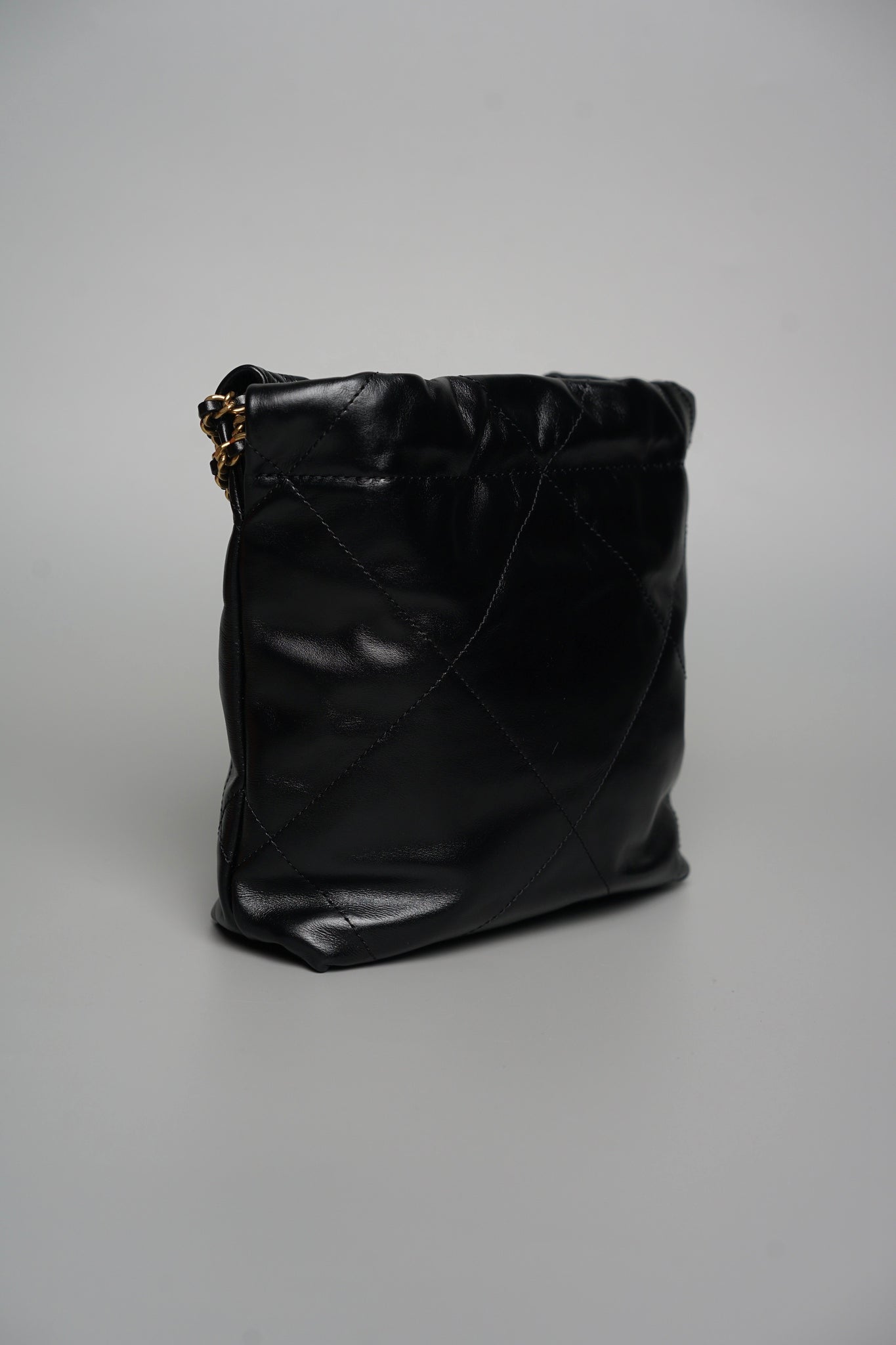 Chanel 22 Mini Hobo Bag in Black Bghw