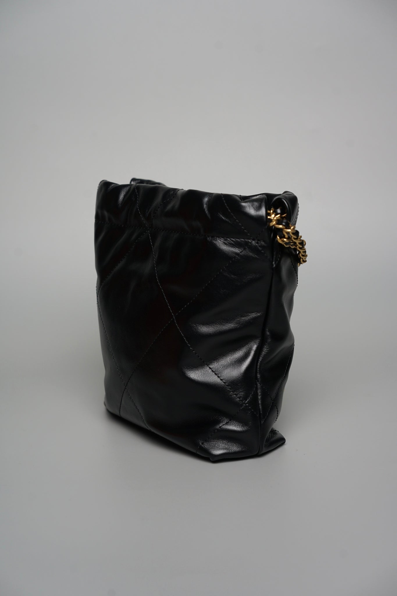 Chanel 22 Mini Hobo Bag in Black Bghw
