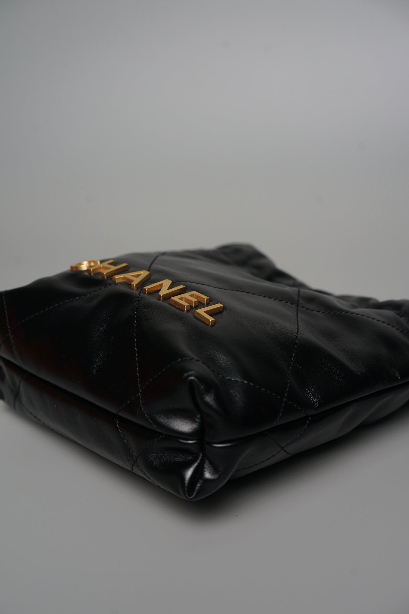 Chanel 22 Mini Hobo Bag in Black Bghw