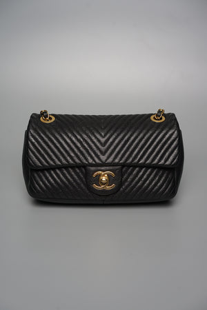 Chanel Vintage Quilted Flap in Black Wrinkled Lambskin Ghw