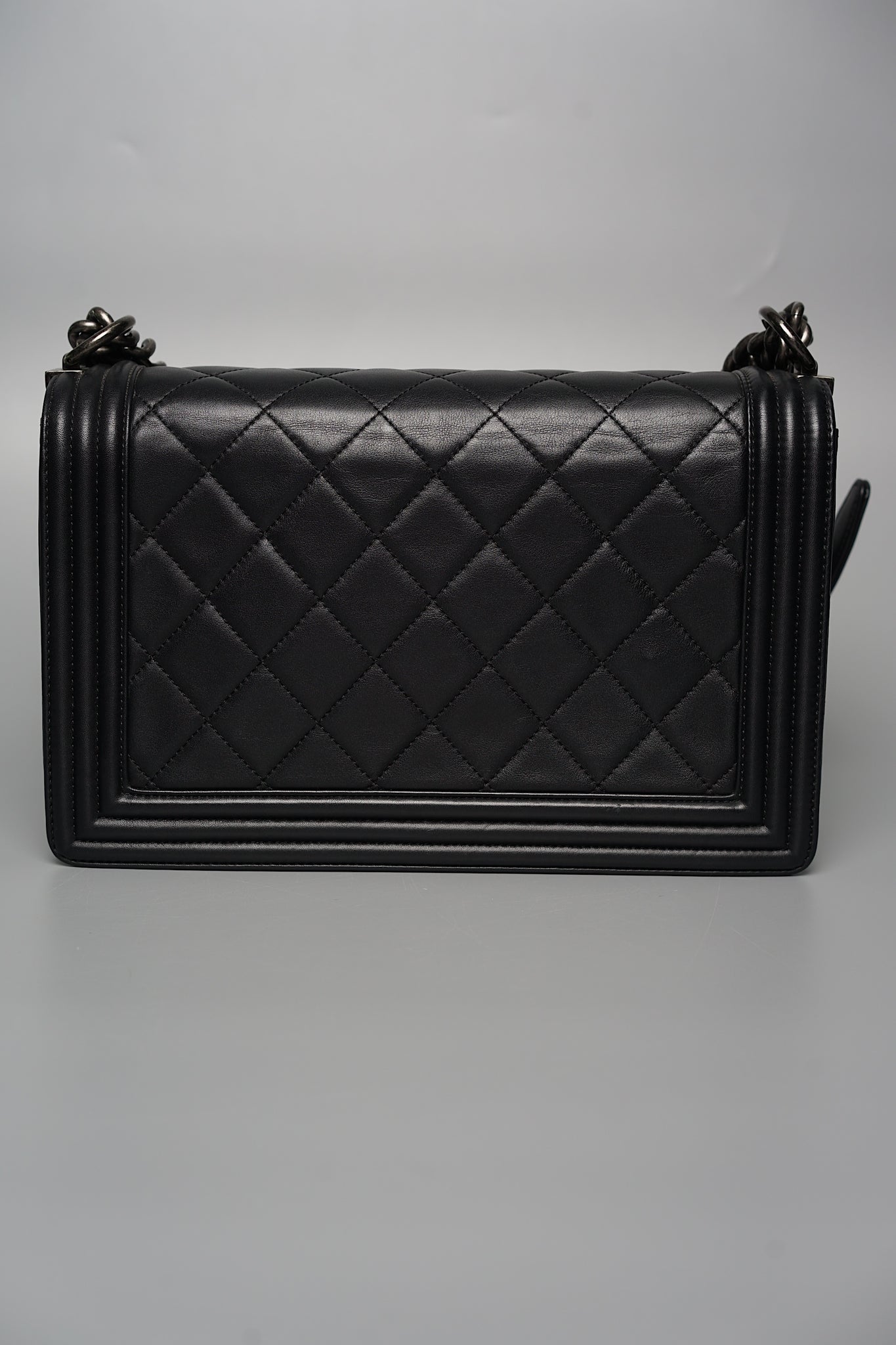 Boy Chanel New Medium in Black Lambskin