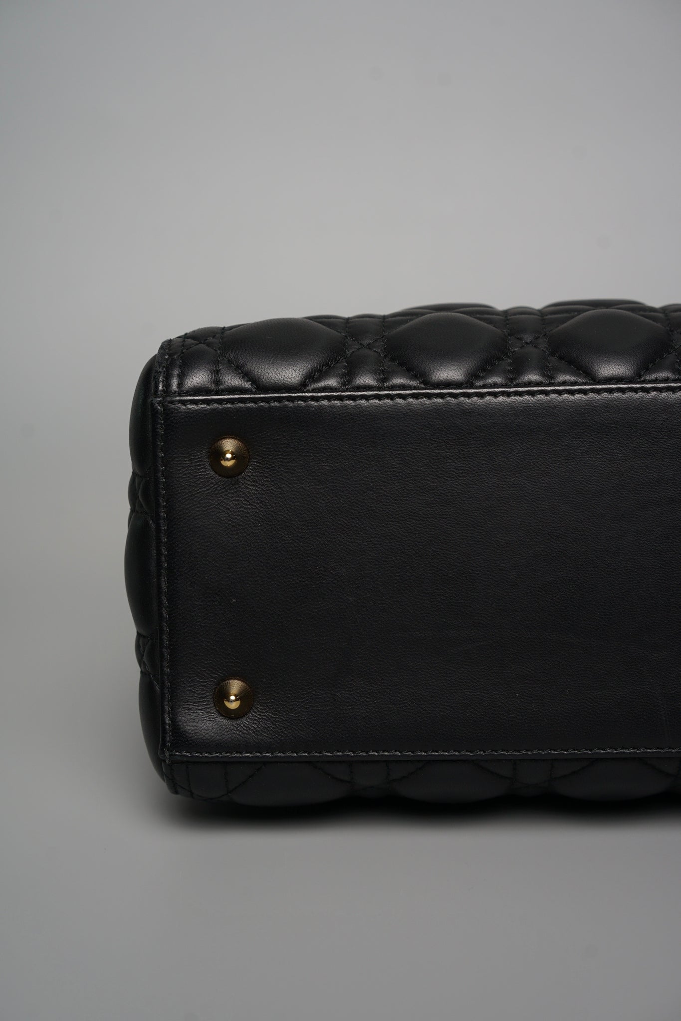 Lady Dior Medium in Black Ghw