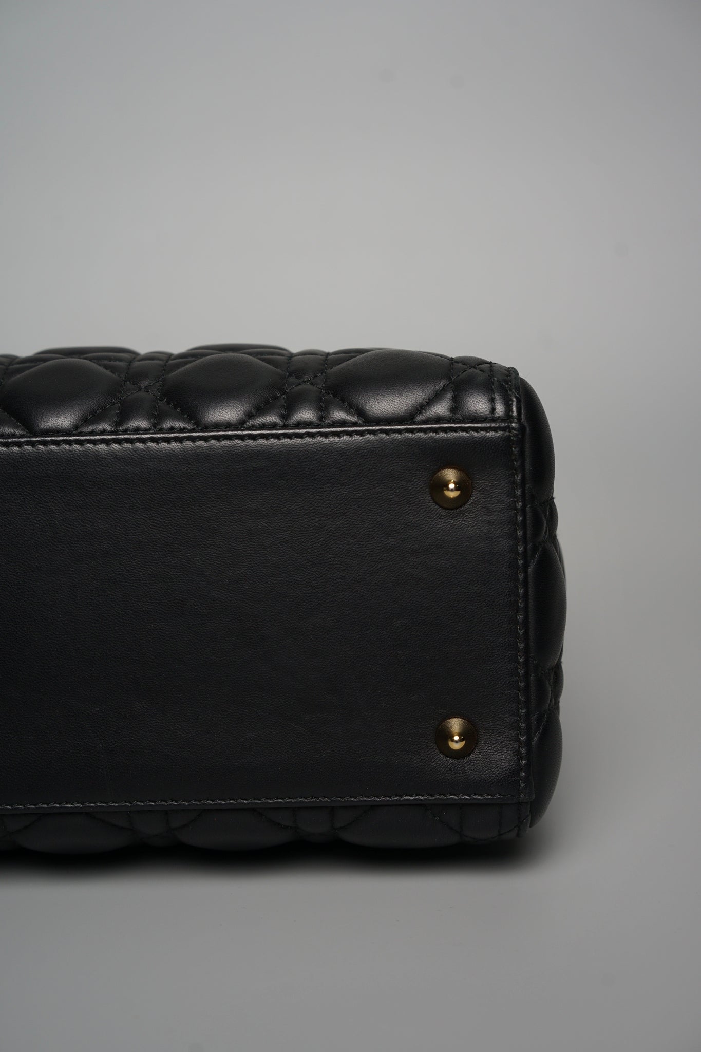 Lady Dior Medium in Black Ghw