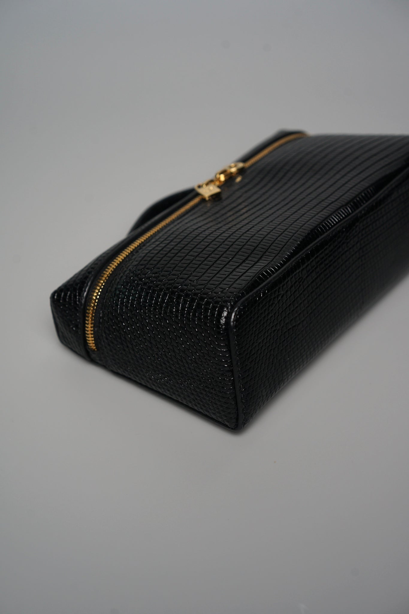 Loro Piana Extra Pocket L19 Lizard Dual Straps in Black Ghw (Brand New)