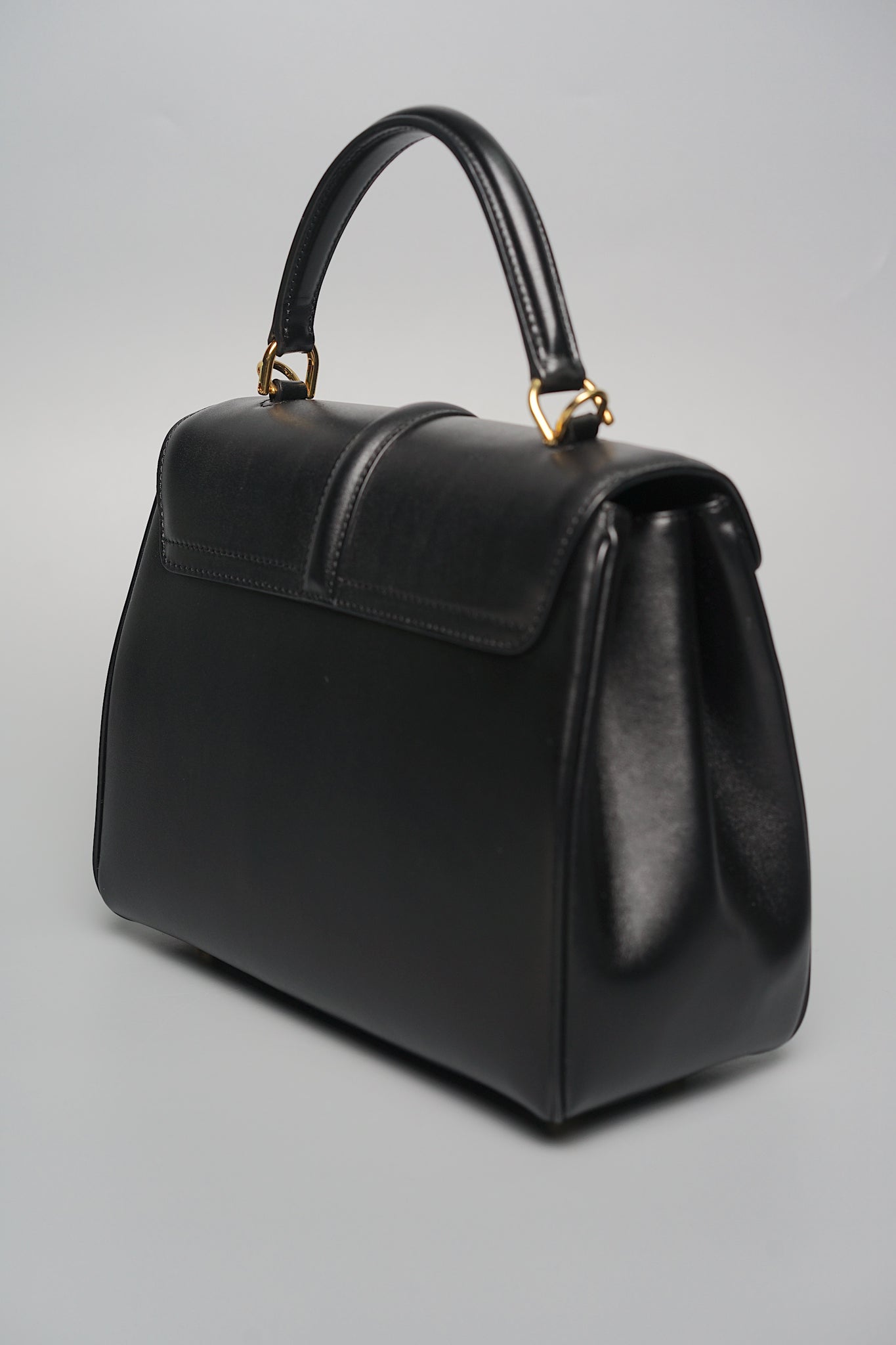 Celine 16 Small Bag in Black Calfskin Ghw