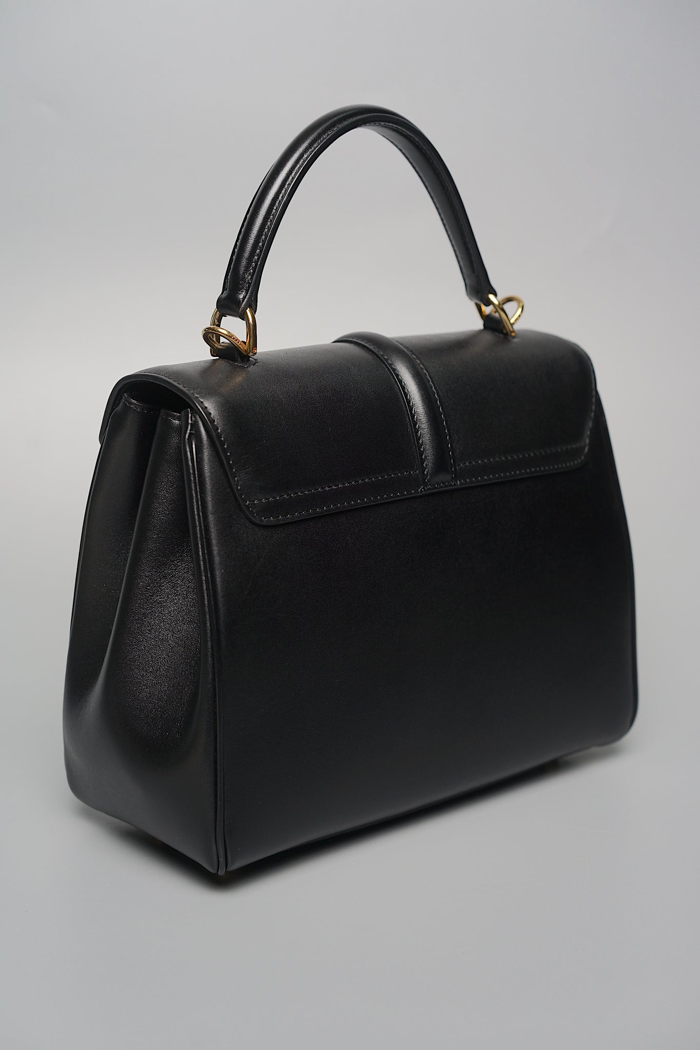 Celine 16 Small Bag in Black Calfskin Ghw