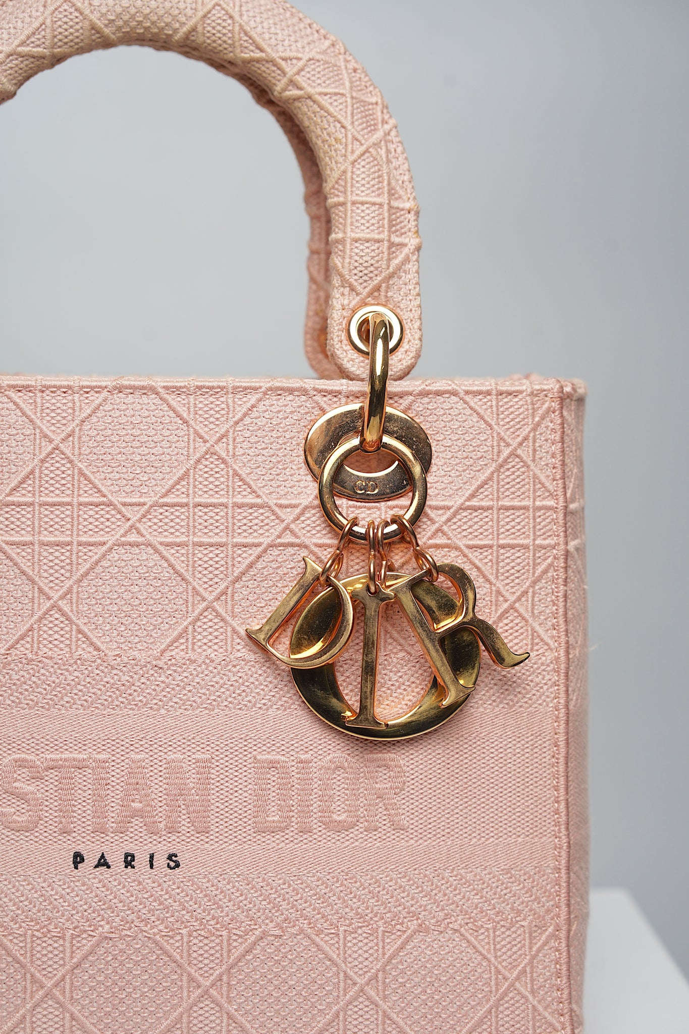 Lady Dior Medium Cannage in Pink
