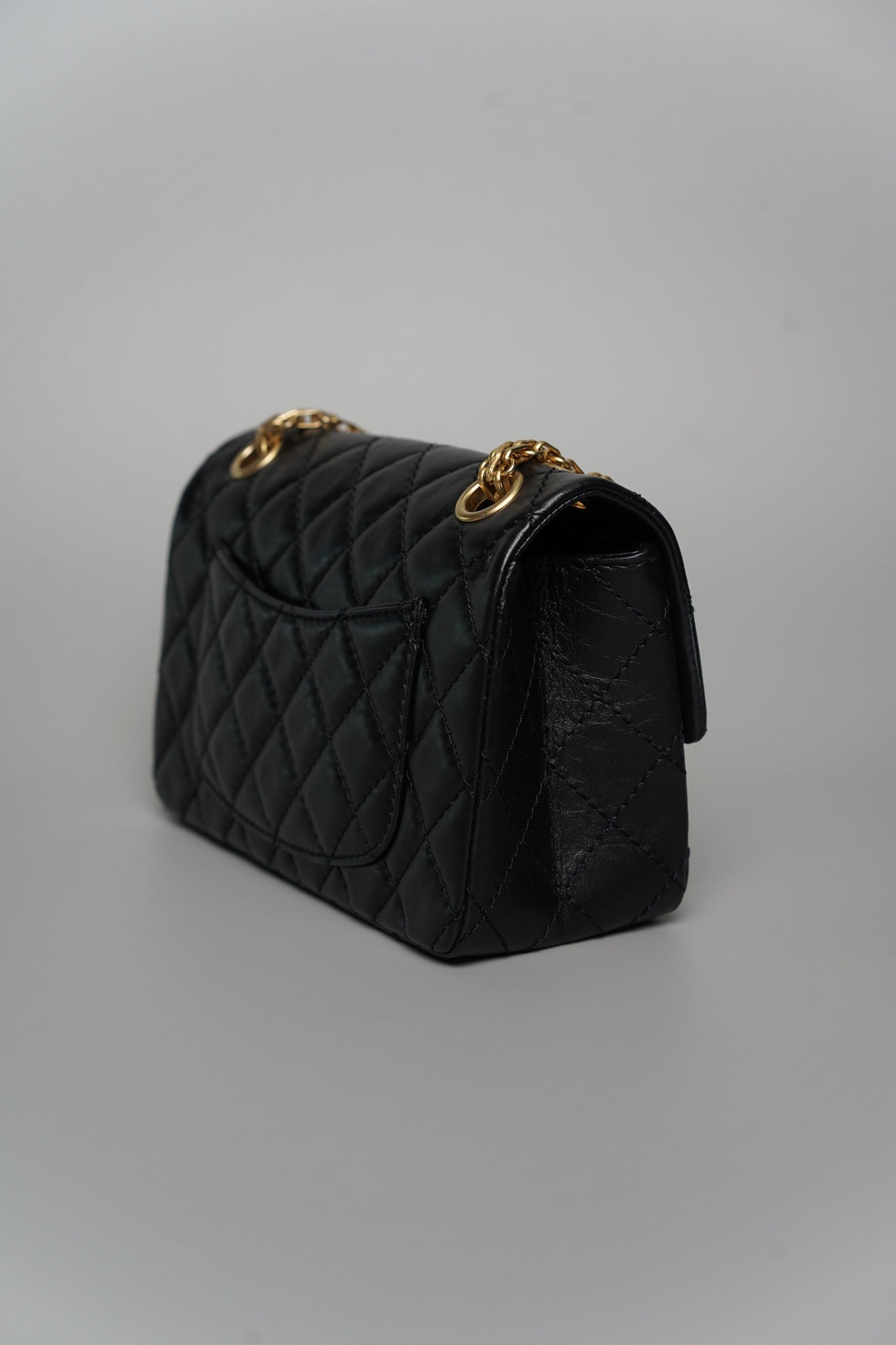 Chanel 2.55 Reissue Mini in Black Bghw