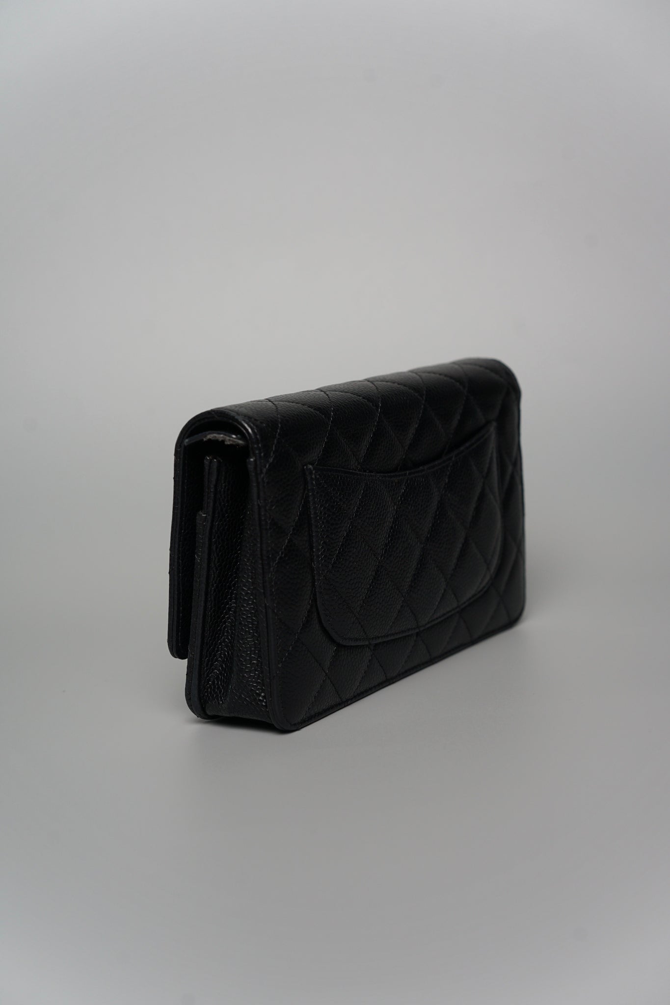 Chanel Wallet on Chain in Black Caviar Ghw