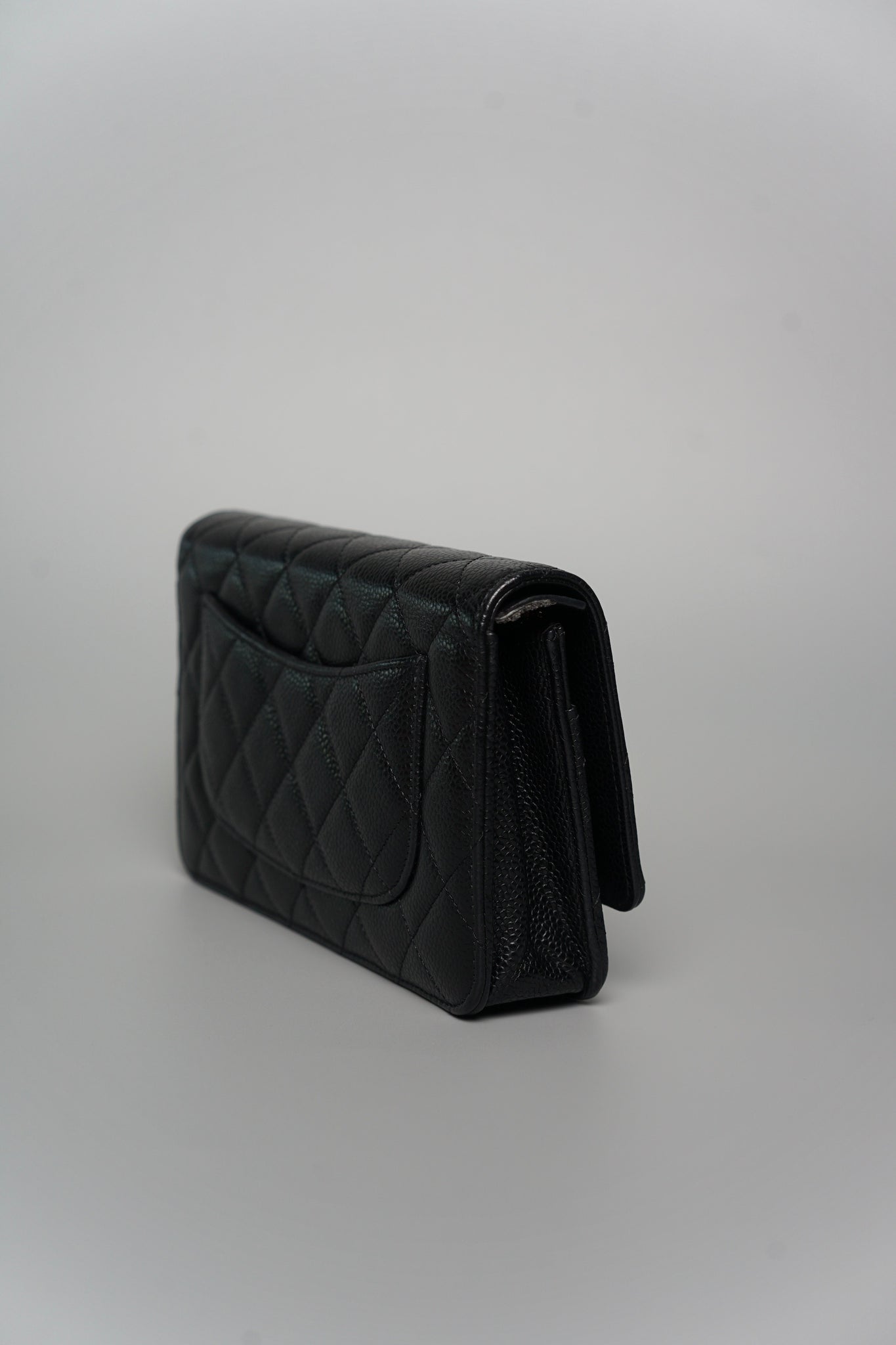 Chanel Wallet on Chain in Black Caviar Ghw