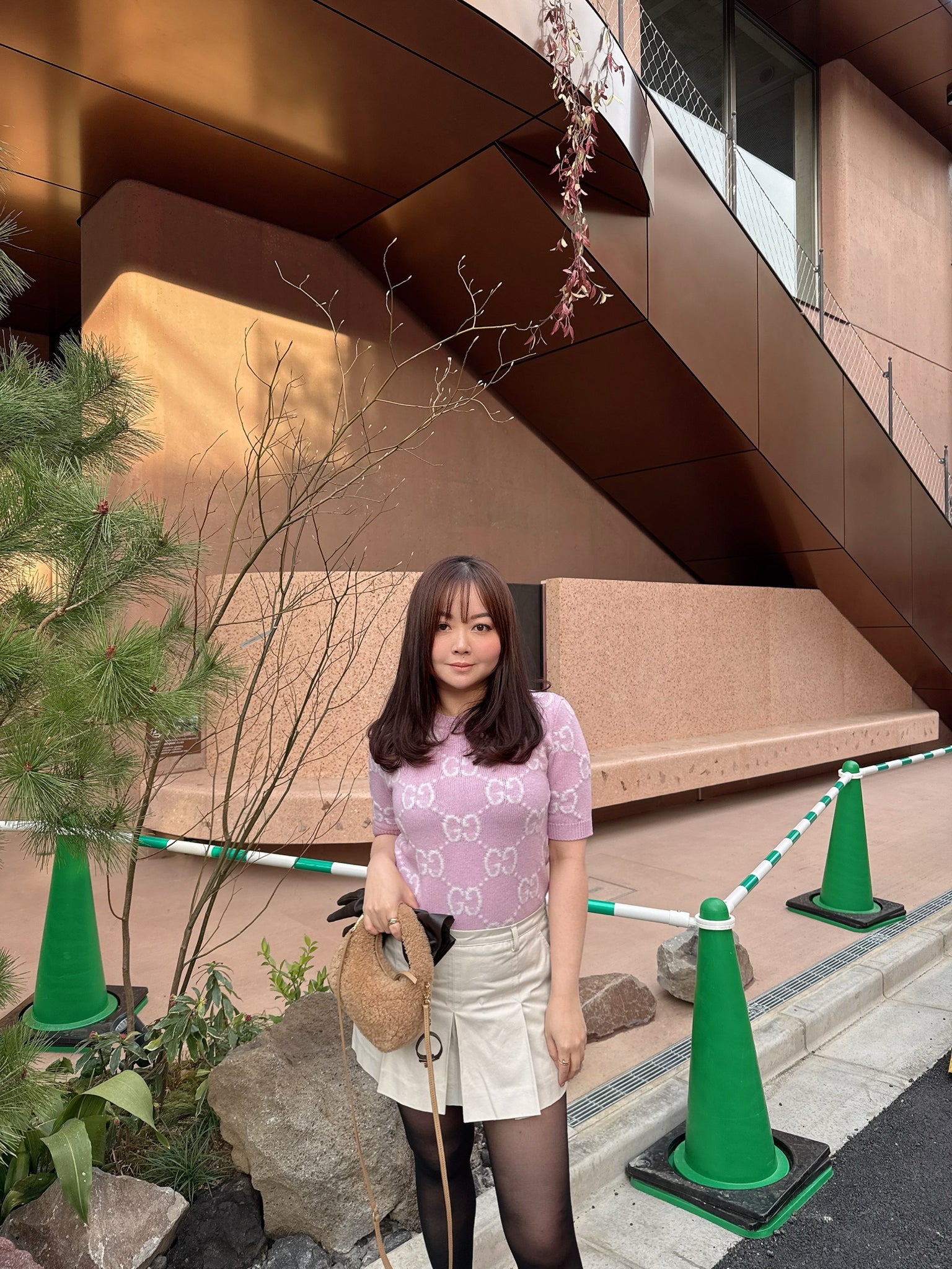Gucci GG Knit Wool Top in Pink Size XXS