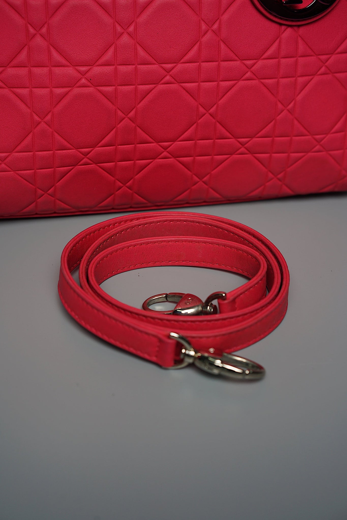 Medium Lady Dior in Matte Calfskin