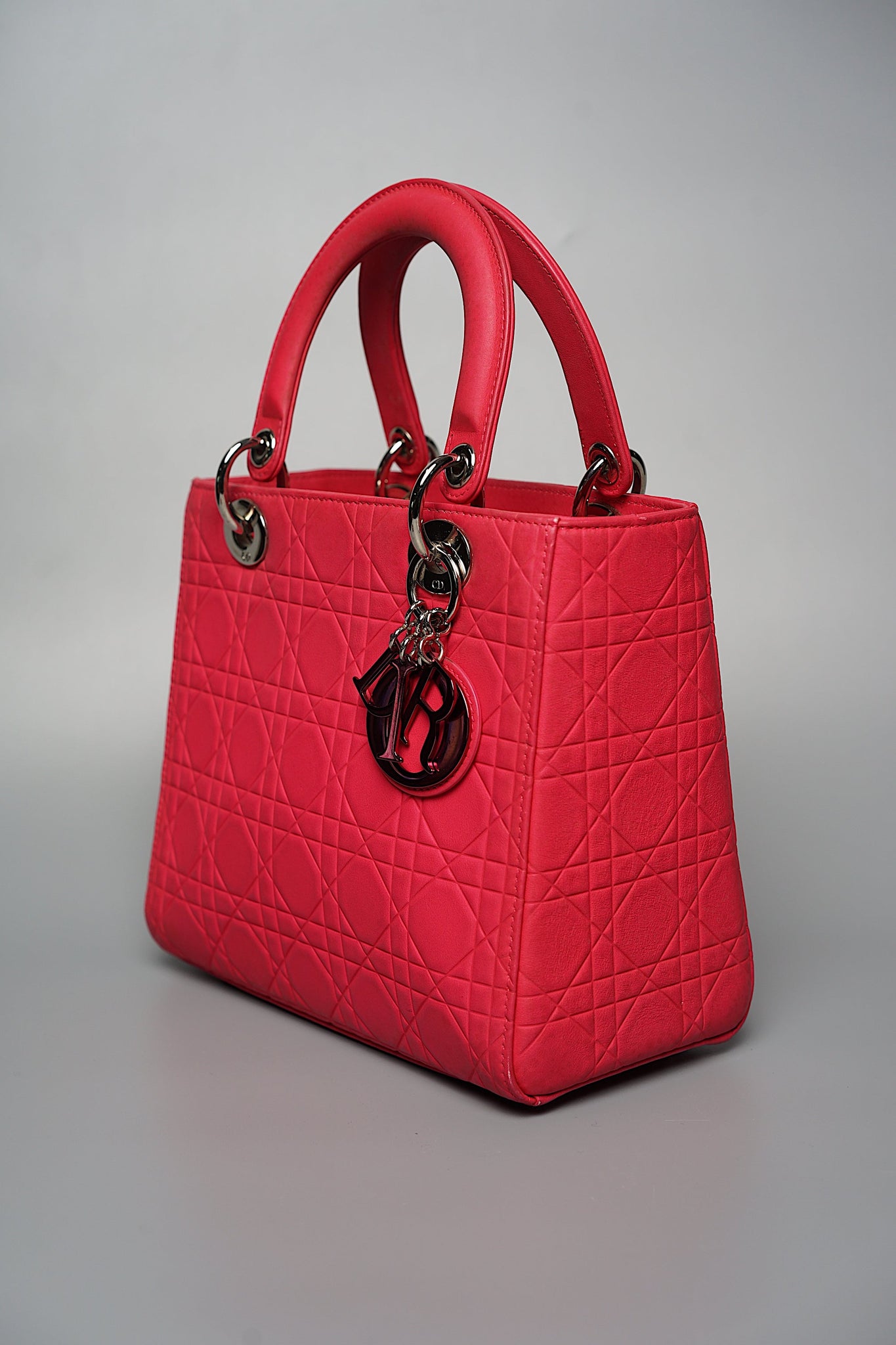 Medium Lady Dior in Matte Calfskin