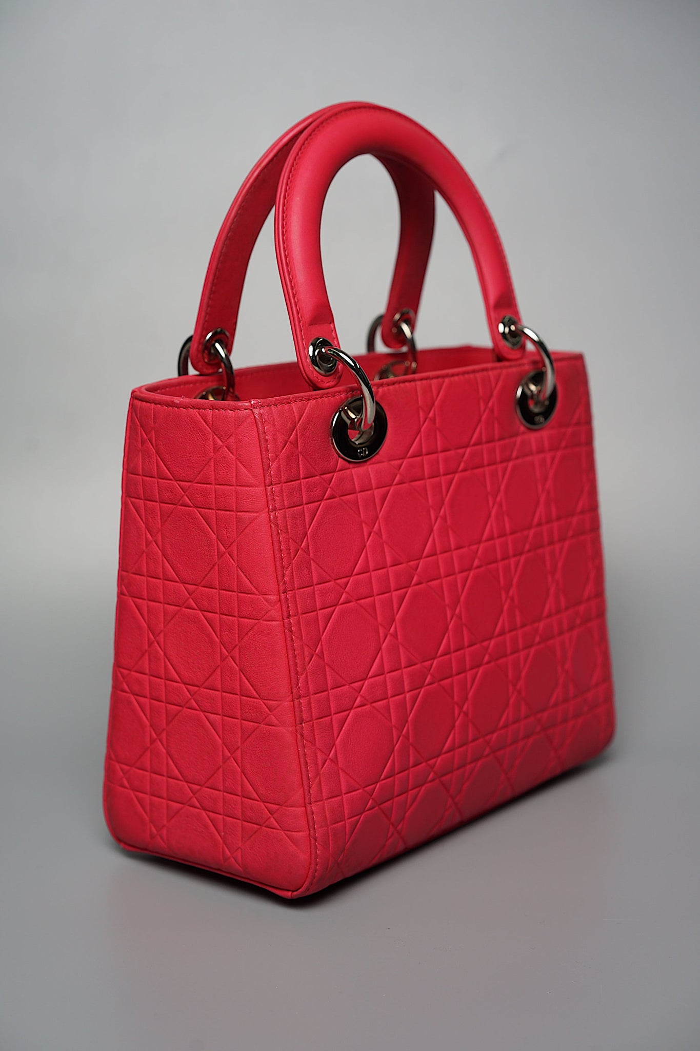 Medium Lady Dior in Matte Calfskin