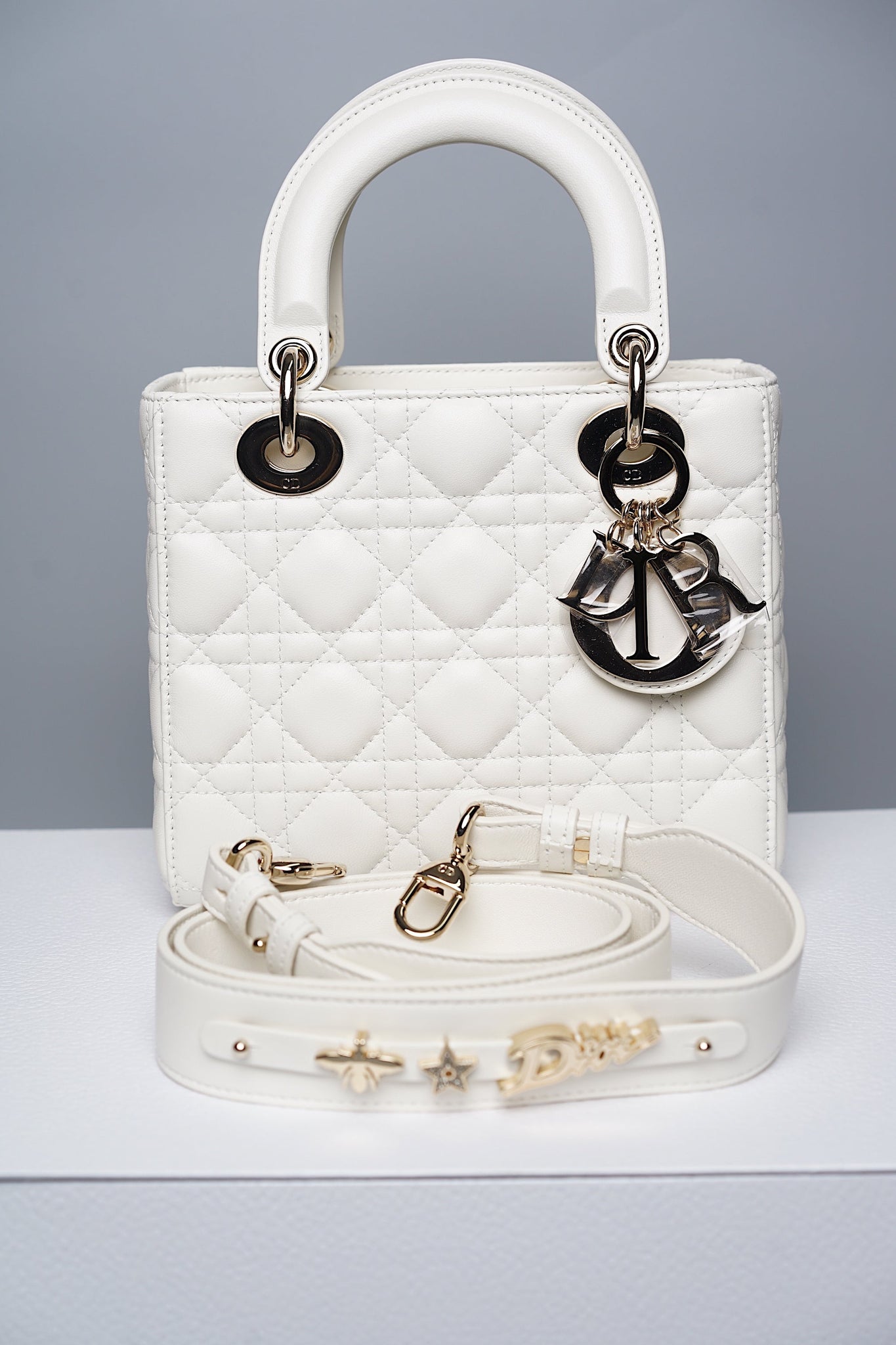 Small Lady Dior My ABCDior in White (Brand New)